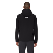 Mammut Całoroczna kurtka softshell Ultimate Comfort SO z kapturem (wiatroodporna) czarna męska